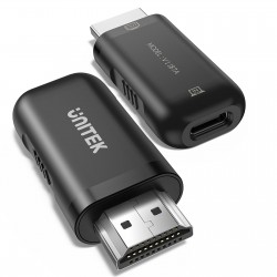 Unitek V1187BBK01 HDMI Male to USB-C Female Adapter  Support
