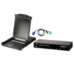 Vertiv CLRA19KMM8A 18.5" LCD Tray, 8 Ports Analog KVM, 8 x V