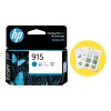 HP 915 Cyan Original Ink Cartridge 3YM15AA