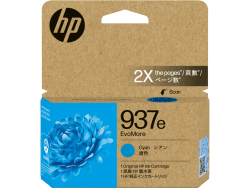 HP 937e EvoMore Cyan Original Ink Crtg 4S6W6NA