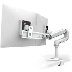 Ergotron 45-684-292 LX PRO ARM, DUAL DIRECT DESK MOUNT, WCB