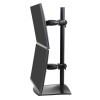 Ergotron 33-091-200 DS100 Dual-Monitor Desk Stand, Vertical