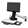 Ergotron 45-266-026 StyleView Sit-Stand Combo Arm