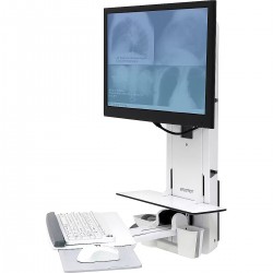 Ergotron 61-080-062 PATIENT ROOM, VL18 STS WM, BRIGHT WHITE