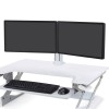 Ergotron 97-934-062 WorkFit Dual Monitor Kit, White