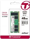 TRANSCEND JM5600ASE-48G 48GB JM DDR5 5600 SO-DIMM 2Rx8 3Gx8 