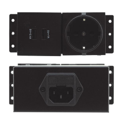 KRAMER TS-2UC/DE Dual socket with USB charger and DE socket