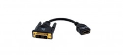 KRAMER ADC-DM/HF DVI to HDMI (Male - Female) Adapter Cable (