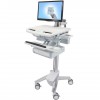 Ergotron SV43-1210-0 StyleView Cart with LCD Arm, 1 Drawer