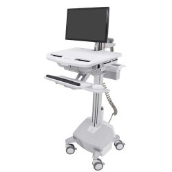 Ergotron SV44-1212-5 StyleView Cart with LCD Arm, LiFe Power