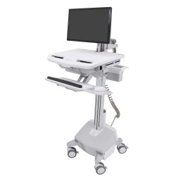Ergotron SV44-12B2-3 StyleView Cart with LCD Arm, LiFe Power