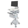 Ergotron SV44-1342-5 StyleView Cart with LCD Pivot, LiFe Pow
