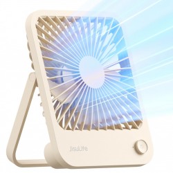 JISULIFE FA26-BROWN TableFan Life1(4500mAh) POWERBANK OUTPUT