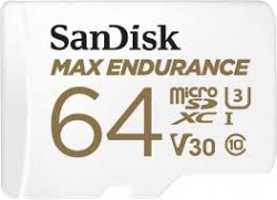 SanDisk MAX ENDURANCE microSDXC? Card, SQQVR 64G, (30,000 Hr