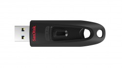 SanDisk Ultra USB 3.0 Flash Drive, CZ48 128GB, USB3.0, Black