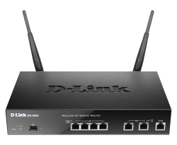 D-LINK DSR-500 4-port Gigabit LAN, 2-port Gigabit WAN, 1-por