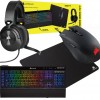 Corsair 4-IN-1 GAMING BUNDLE, 2022 Edition (K55 RGB Pro, Har
