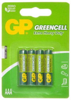 GP GPPCC24UC188 Greencell 4 AAA (Card of 4)