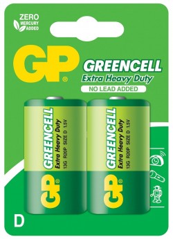 GP GPPCC13KC003 Greencell 2 D (Card of 2)