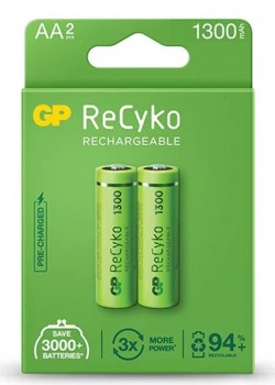 GP GPRHC132E035 ReCyko 1300mAh 2 AA 