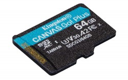 Kingston SDCG3/64GB  64GB Canvas Go Plus MicroSD R170MB/s, W