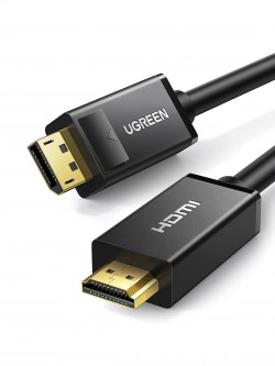 UGREEN DP101-10204 DP Male To HDMI Male 4K@60hz 1m Cable