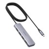 UGREEN US149-30278 USB C to 4 Port USB 3 hub White, 65cm