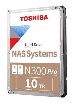 Toshiba 3.5 N300 PRO NAS HDD 10TB 7200rpm 512MB HDWG51AAZSTB