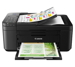 Canon E4570 Compact Wireless Office All-In-One with Fax and 