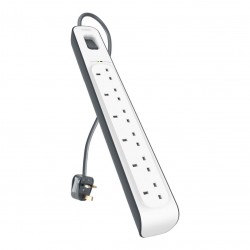 BELKIN 6 OUTLET 2M SURGE PROTECTION STRIP BSV603af2M-MY