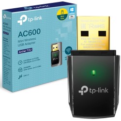 TP-LINK Archer T2U AC600 Wi-Fi USB Adapter, Mini Size, 433Mb