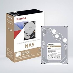Toshiba 3.5 N300 PRO NAS HDD 4TB 7200rpm 256MB HDWG440AZSTB