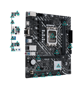 ASUS 90MB1A00-M0UAYC PRIME H610M-D D4-CSM