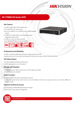 HIKVISION DS-7732NXI-K4 32 CHANNEL 4K NVR