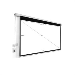 84" Motorized Electric Projector Screen-4:3