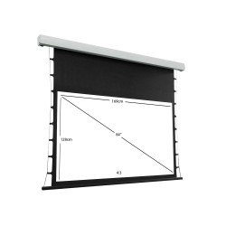 84" Motorized Electric Tab Tension Projector Screen- 4:3