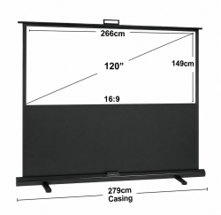 120" Floor-Up Screen – 16:9 (Pre-Order)