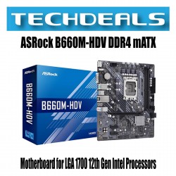 ASRock B660M-HDV DDR4 mATX Motherboard