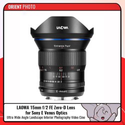 LAOWA 15mm f/2 FE Zero-D Lens for Sony E Venus Optics Ultra 