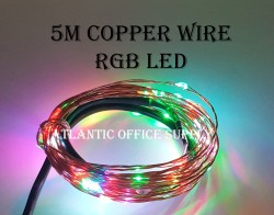 USB LED 5M FAIRY LIGHT COPPER WIRE RGB LED