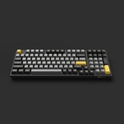 AKKO Keyboard RGB  3mode - 3098B Black & Gold white switch