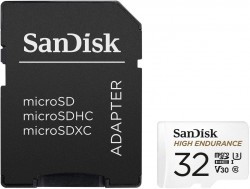 SanDisk High Endurance MicroSD 32to256GB, UHS-I, C10, U3,