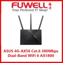 ASUS 4G-AX56 Cat.6 300Mbps Dual-Band WiFi 6 AX1800