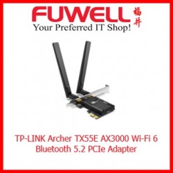 (NEW) TP-LINK Archer TX55E AX3000 Wi-Fi 6 Bluetooth