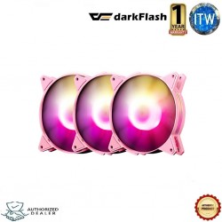 darkFlash C6 3in1 fan pack Pink