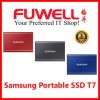 Samsung Portable SSD T7(2TB)(METALIC RED)