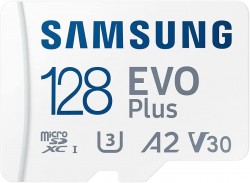 SAMSUNG128GB EVO PLUS (2021) microSD with adapter MB-MC128KA