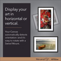 NETGEAR Meural MC321LW Canvas II ? the Smart Art Frame with