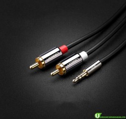 UGREEN 10591 3.5MM TO 2 RCA AUDIO CABLE 5M