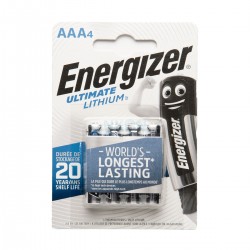 ENERGIZER ULTIMATE LITHIUM AAA BATTERIES 4PCS/PKT